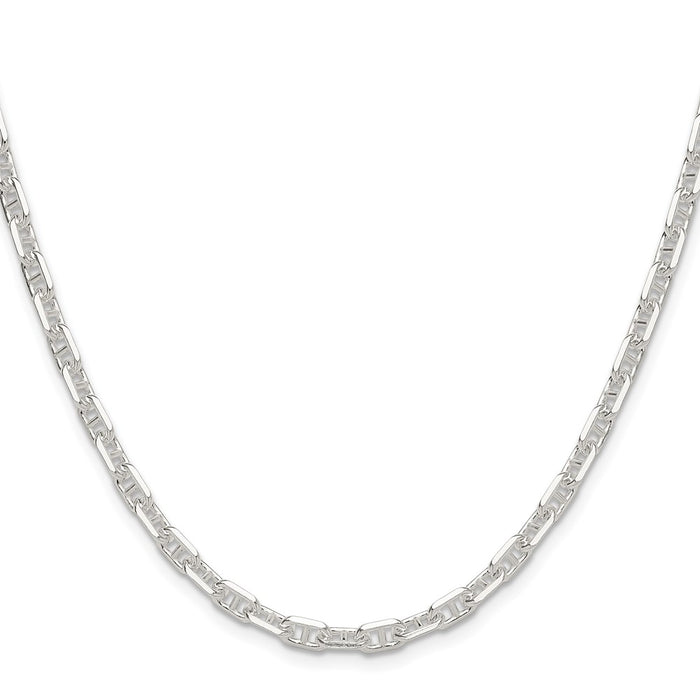 Buy Exclusive 4.75mm Polished Sterling Silver Mariner Link Chain - Stylish Value-2