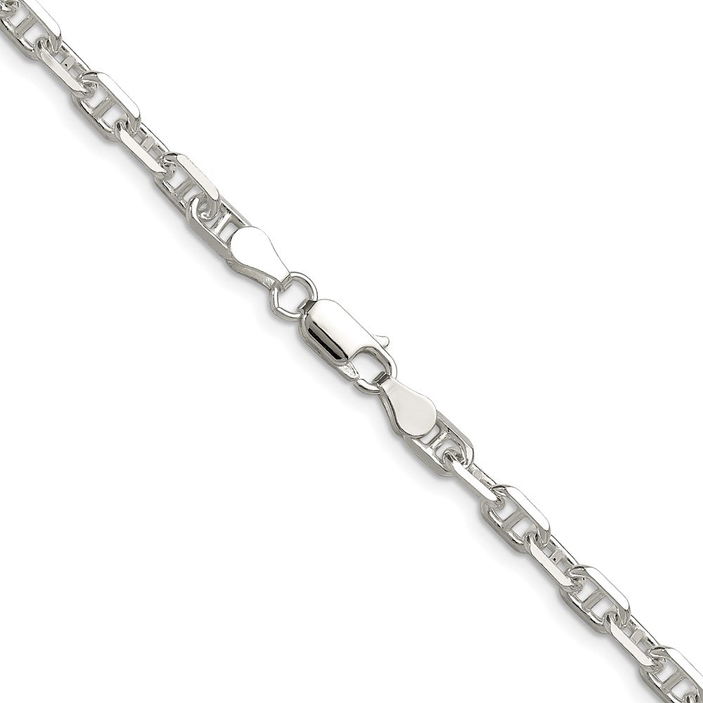 High-Quality 4.75mm Polished Sterling Silver Mariner Link Chain | Stylish Value