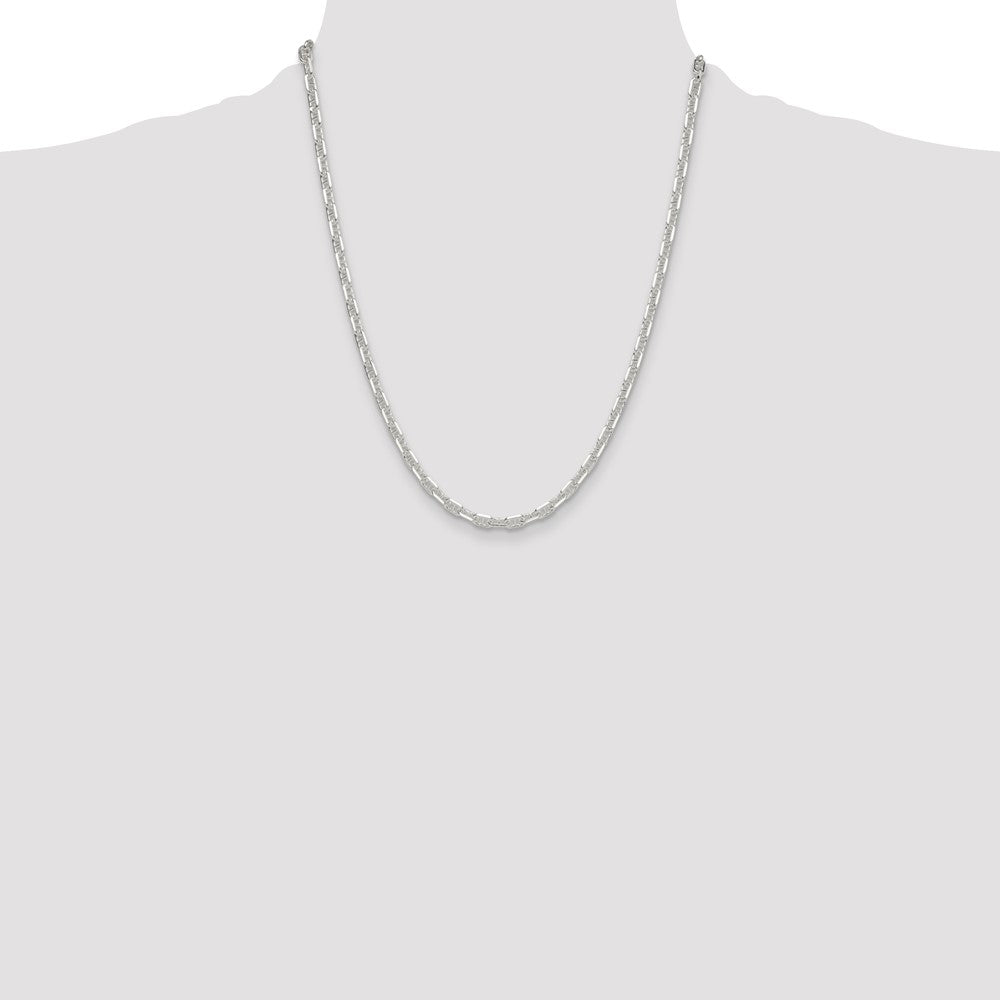 Buy Exclusive 4.75mm Polished Sterling Silver Mariner Link Chain - Stylish Value