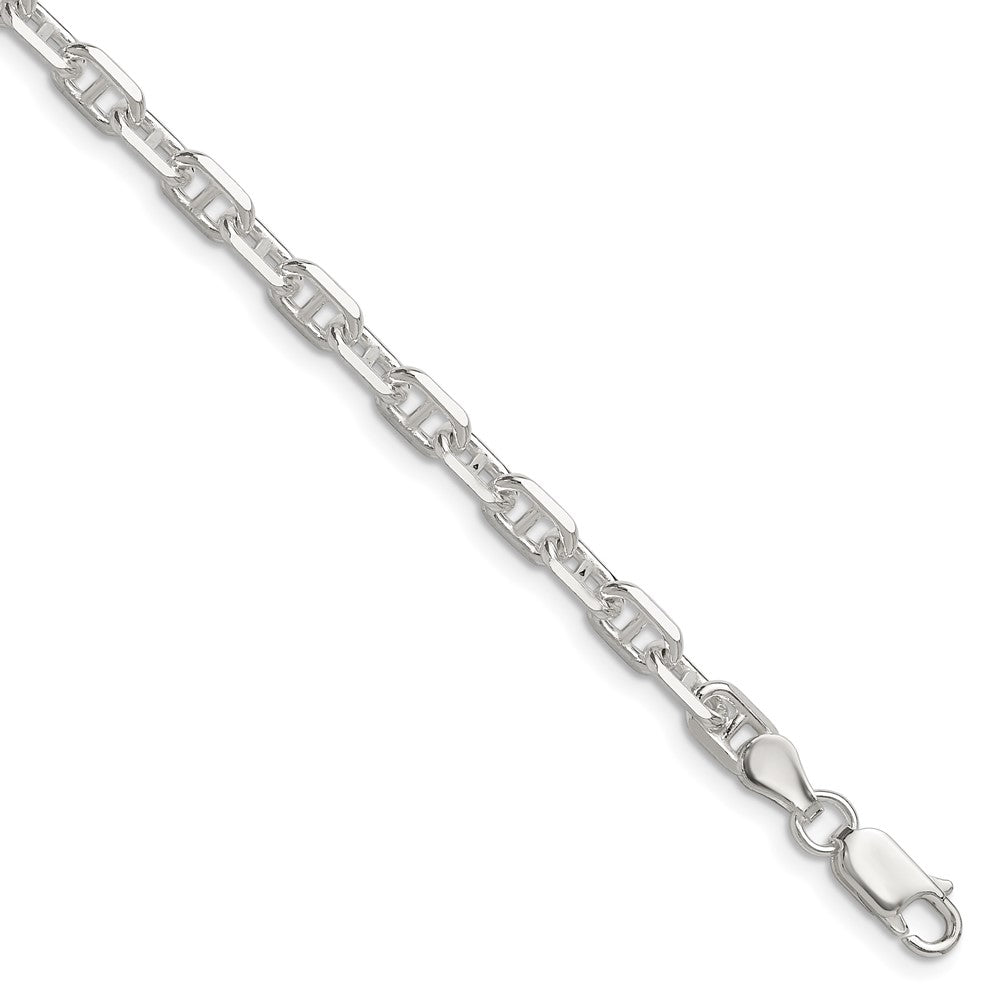 Exclusive Polished Sterling Silver 4.75mm Mariner Link Chain - Stylish Design