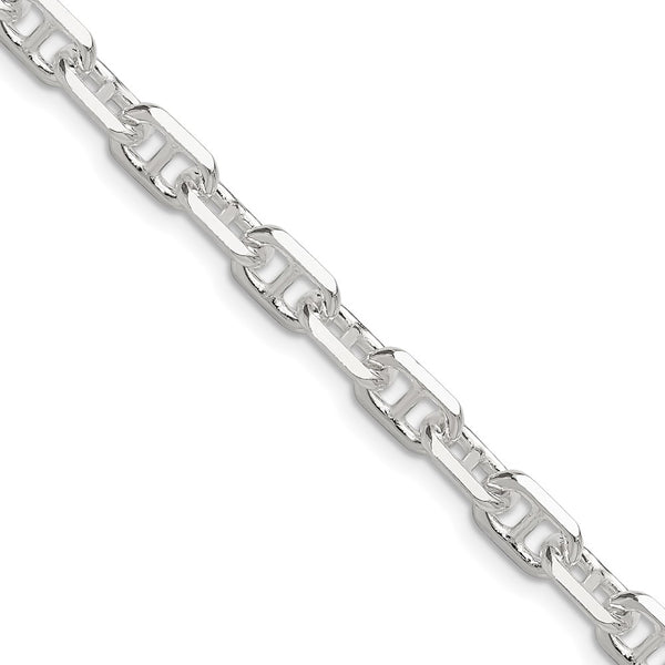 Polished Sterling Silver 5.5mm Mariner Link Chain - Style GR1-1030557