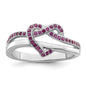 Buy Exclusive Radiant Heart Ring: 41 Micro Pav CZ in Rhodium-Plated Silver-1