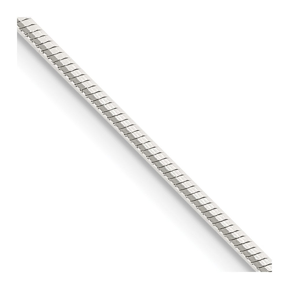 Buy Stylish 1.25mm Sterling Silver Octagonal Snake Chain - Luxury Value!