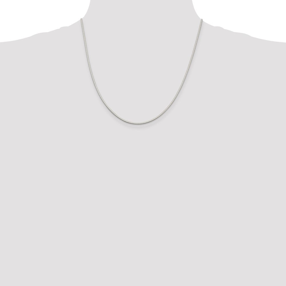 Buy Exclusive 1.35mm Octagonal Sterling Silver Snake Chain - Affordable Luxury!