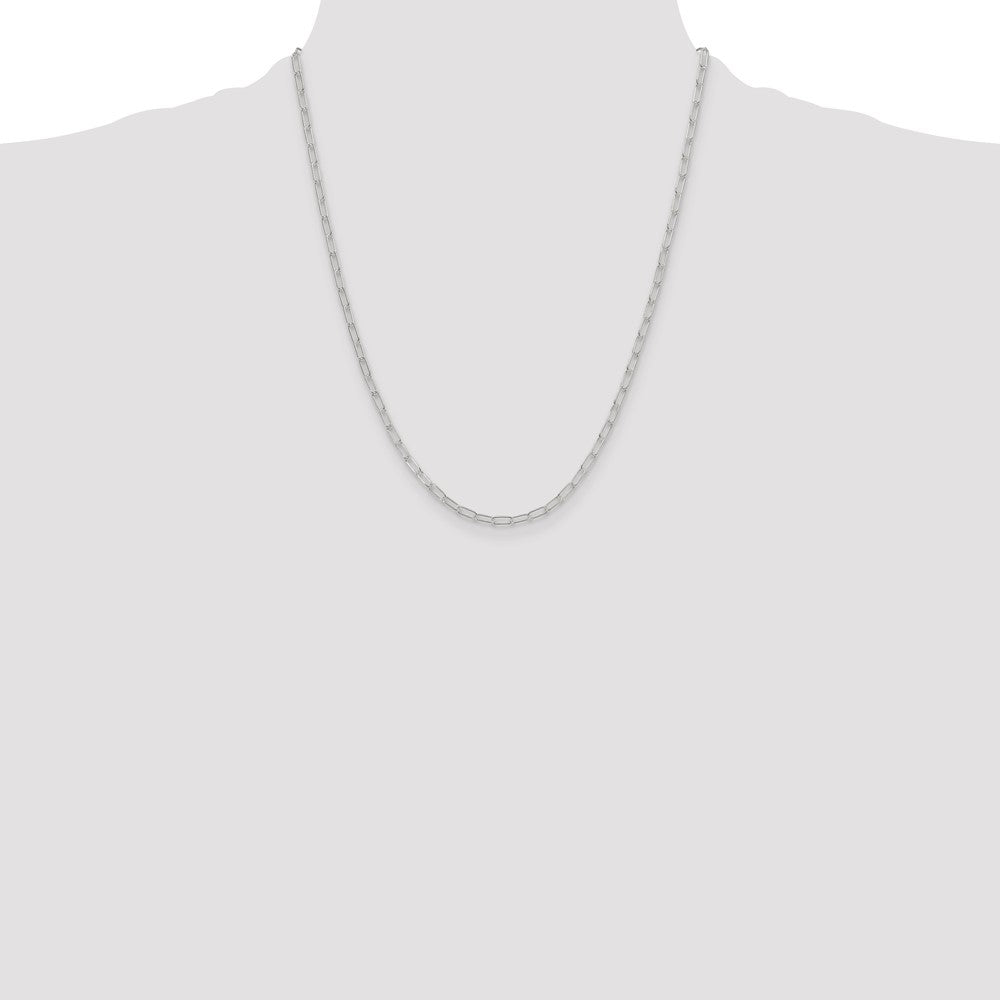 High-Quality 2.9mm Sterling Silver Paperclip Chain - Stylish & Affordable Jewelry