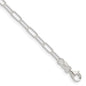 Buy Stylish 2.9mm Polished Sterling Silver Paperclip Chain - Affordable Luxury-1