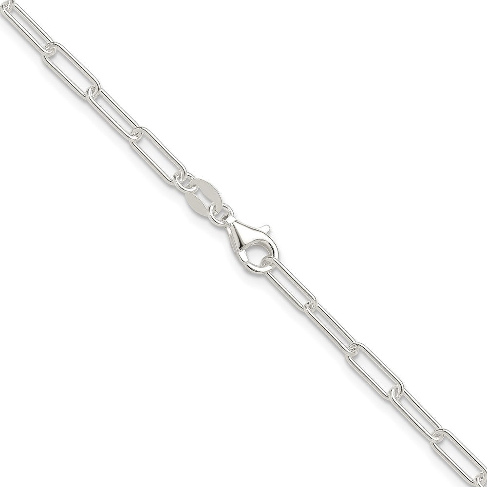 Exclusive 3.15mm Polished Sterling Silver Paperclip Chain - Affordable Luxury