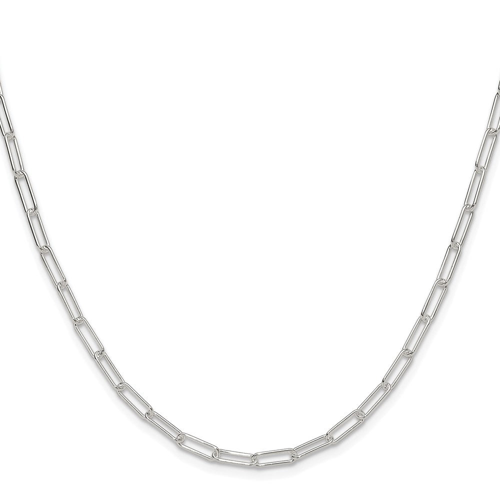 Buy Exclusive 3.15mm Polished Sterling Silver Rhodium-Plated Chain, Luxury Style