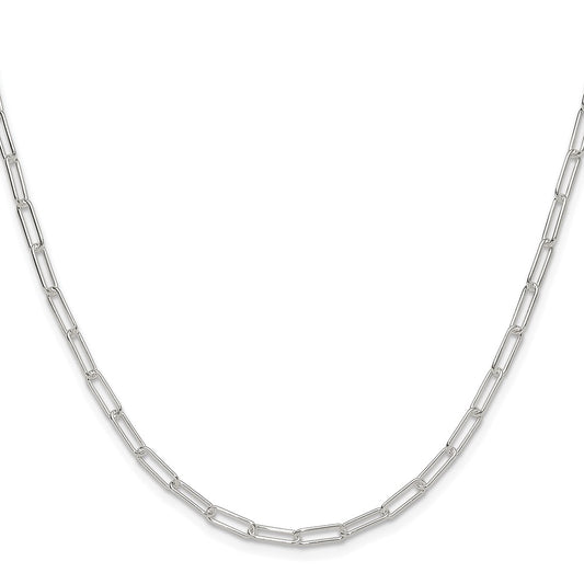 Buy Exclusive 3.15mm Polished Sterling Silver Rhodium-Plated Chain, Luxury Style
