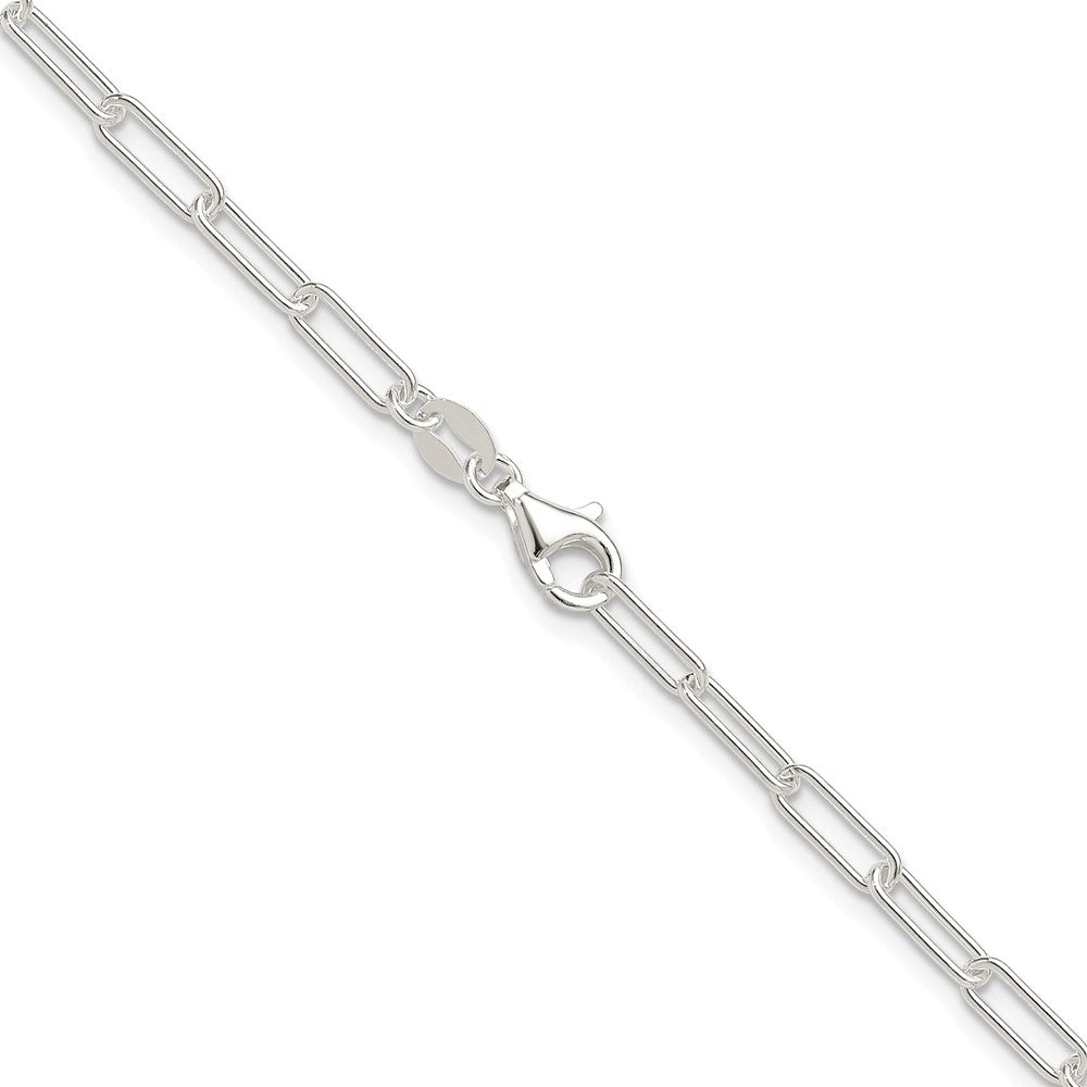 Buy Exclusive 3.15mm Polished Sterling Silver Rhodium-Plated Chain, Luxury Style