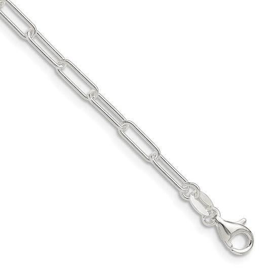 Exclusive 3.15mm Polished Sterling Silver Paperclip Chain - Affordable Luxury