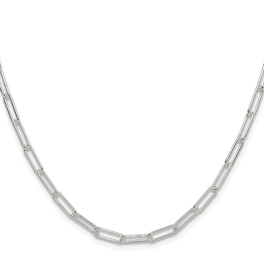 Buy Exclusive 3.5mm Polished Sterling Silver Paperclip Chain - Stylish Value!