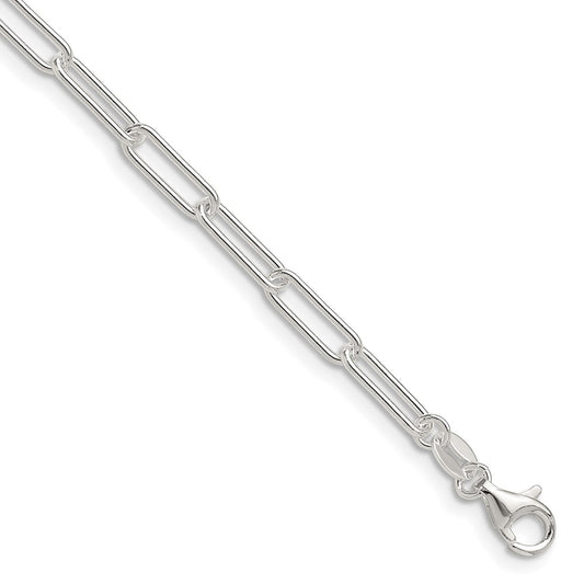 Buy Exclusive 3.5mm Polished Sterling Silver Paperclip Chain - Stylish Value!