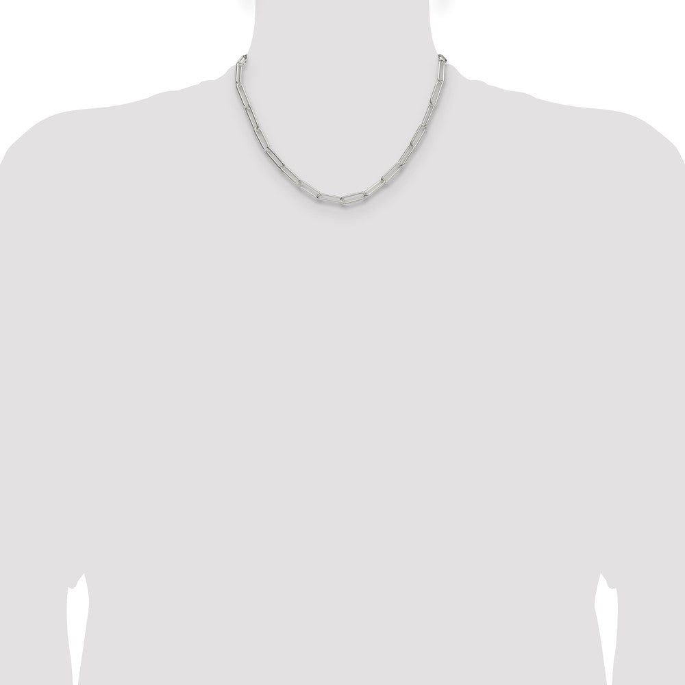 Buy Exclusive 5.5mm Sterling Silver Paperclip Chain - Stylish & Affordable!
