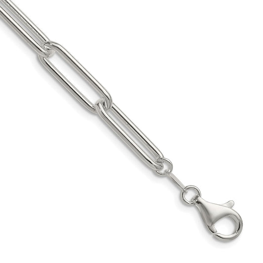 High-Quality 6.5mm Sterling Silver Paperclip Chain - Stylish & Affordable!