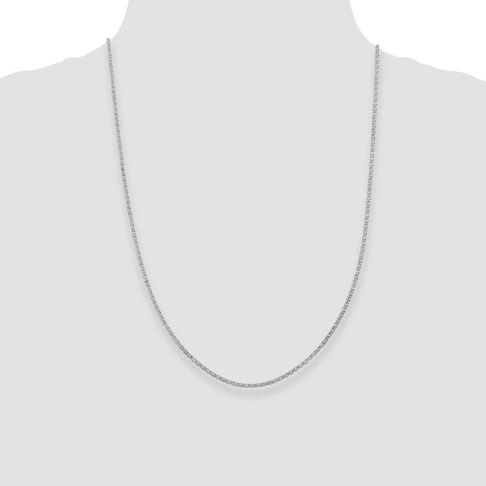 Buy Stylish Sterling Silver 2mm Elegant Anchor Pendant Necklace - Value Design