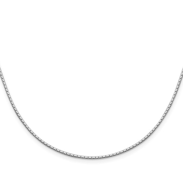 1.25mm Sterling Silver Mirror Box Chain