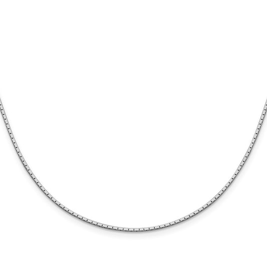 Buy Stylish 1.25mm Sterling Silver Mirror Box Chain - Affordable Luxury Jewelry
