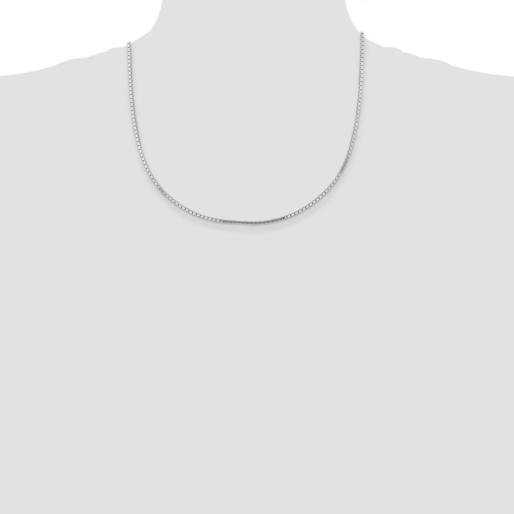 Buy Stylish 1.5mm Sterling Silver Mirror Box Chain - Luxury Accessory