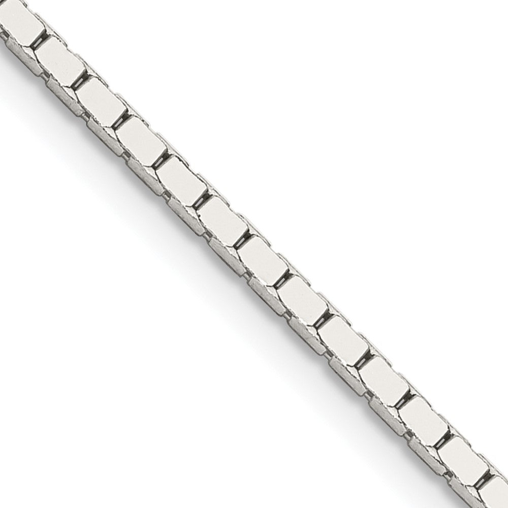 Exclusive 1.5mm Sterling Silver Mirror Box Chain - Stylish and Affordable Value
