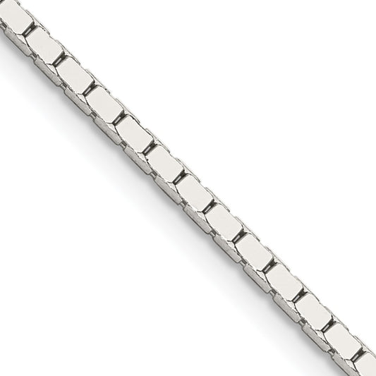 Exclusive 1.5mm Sterling Silver Mirror Box Chain - Stylish and Affordable Value