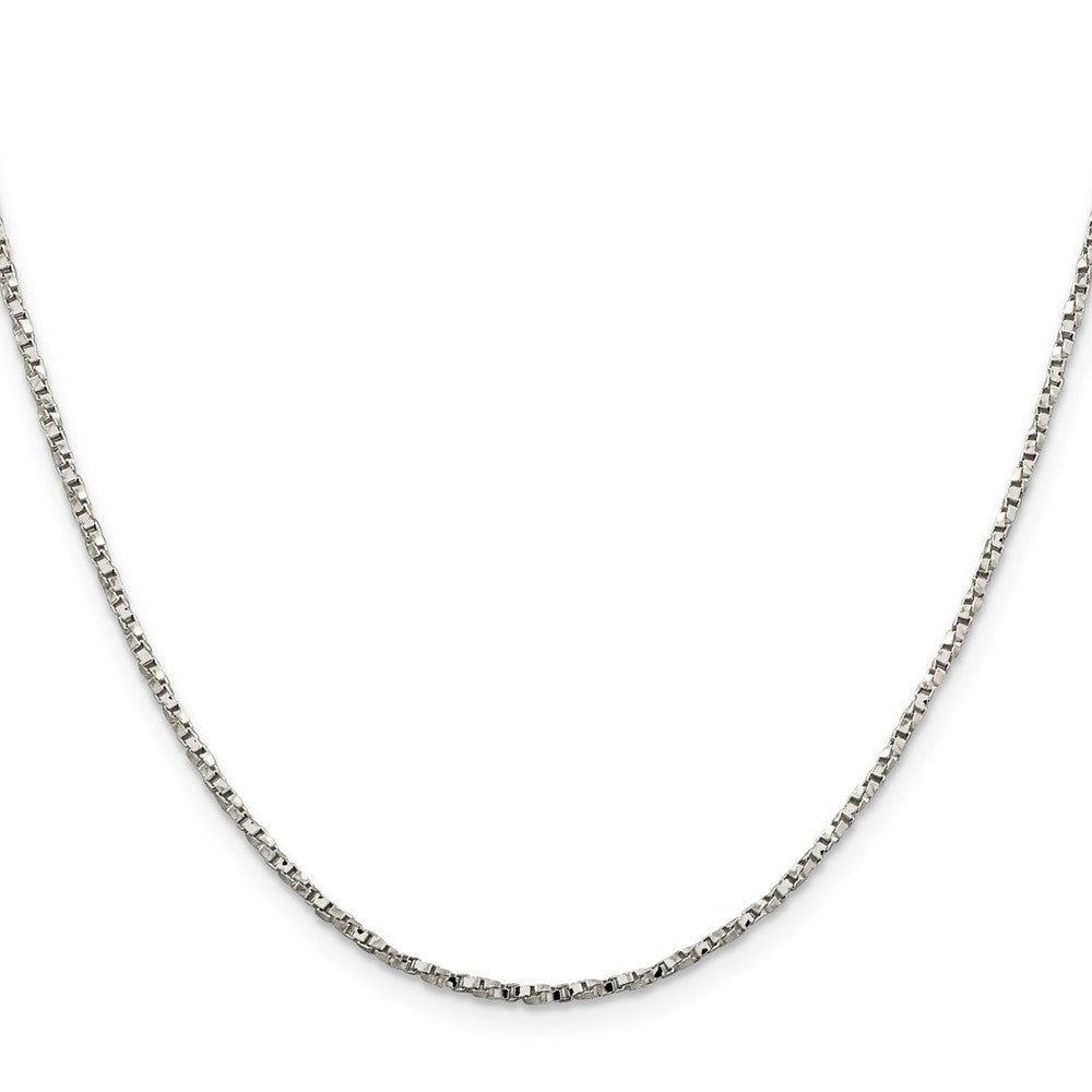 Buy 1.75mm Twisted Box Chain in Sterling Silver - Stylish & Affordable Value