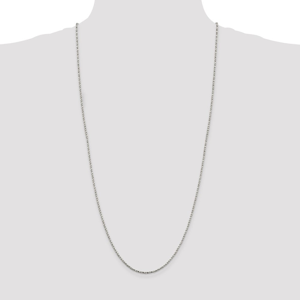 Buy Stylish 1.75mm Twisted Box Chain in Sterling Silver - Affordable Luxury!