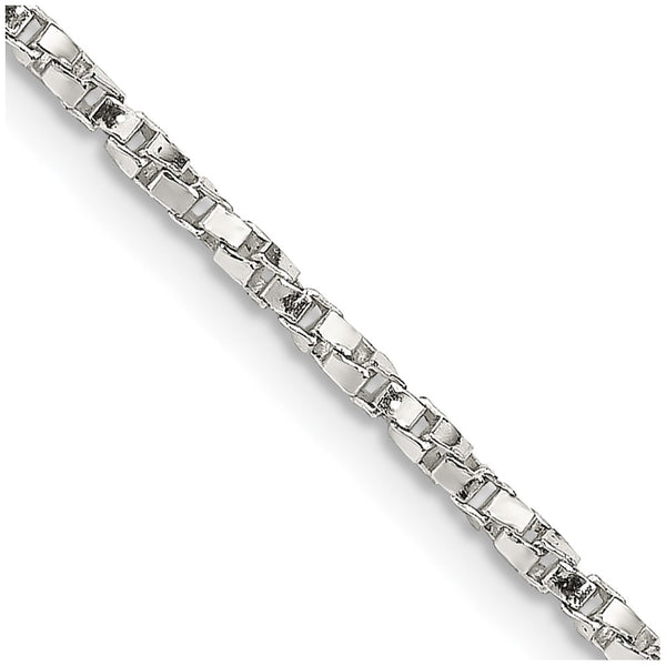 1.75mm Twisted Box Chain in Sterling Silver