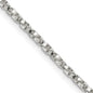 Exclusive 2.25mm Twisted Box Chain Necklace in Sterling Silver - Stylish Value-3