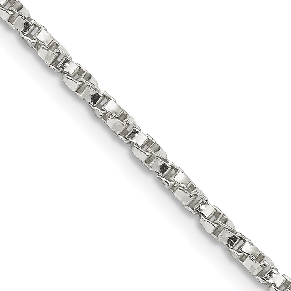 Exclusive 2.25mm Twisted Box Chain Necklace in Sterling Silver - Stylish Value