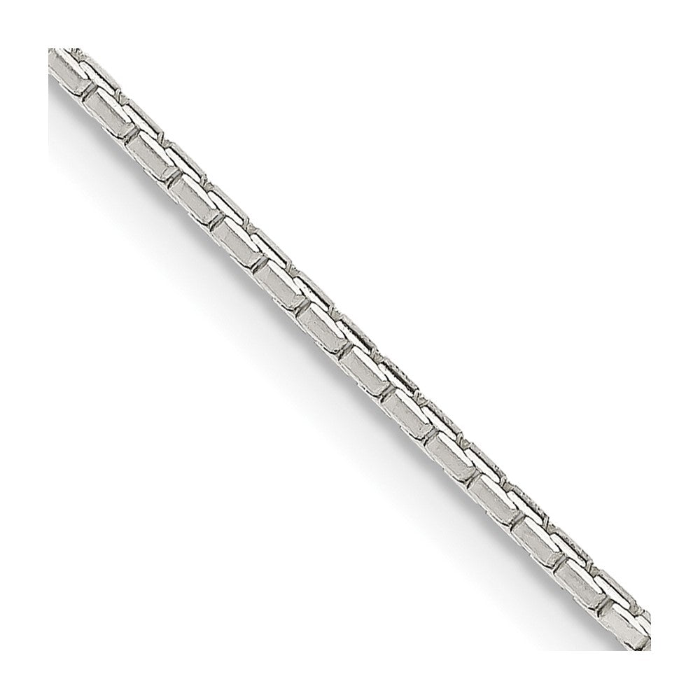 Buy Stylish 1.2mm Diamond-Cut Sterling Silver 8-Sided Mirror Box Chain
