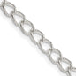 Buy Stylish 4.5mm Sterling Silver Half-Round Curb Chain - Luxury Value!-1