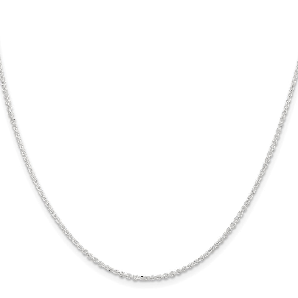 Buy Stylish 1.85mm Diamond-Cut Sterling Silver Forzantine Cable Chain