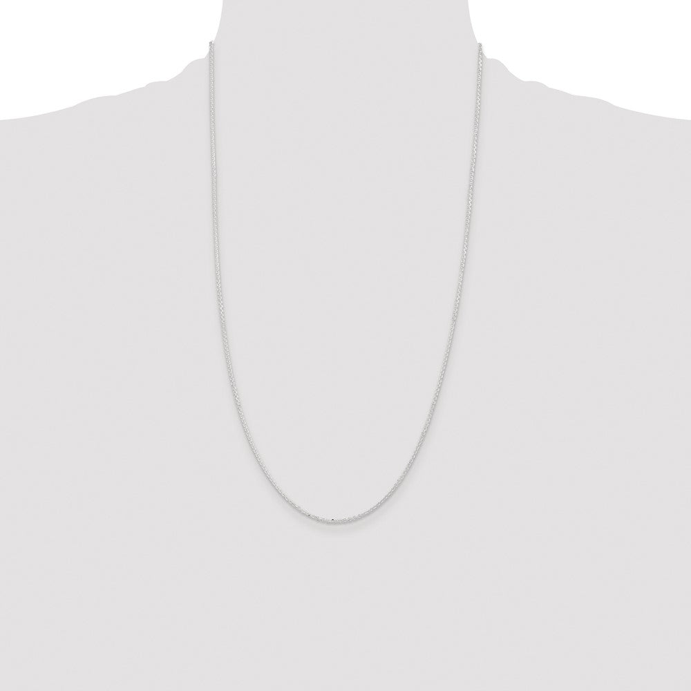 Buy Stylish 1.85mm Diamond-Cut Sterling Silver Forzantine Cable Chain