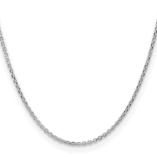 Exclusive 2.1mm Diamond-Cut Forzantine Cable Chain Necklace in Sterling Silver