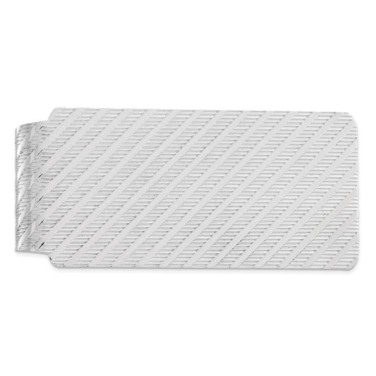 Buy Stylish Rhodium-Plated Sterling Silver Money Clip - 85mm Luxury Design