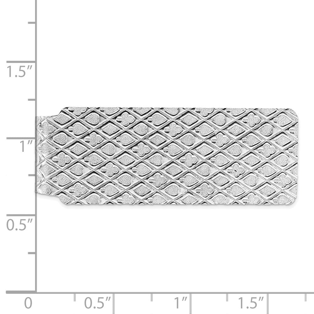Buy Stylish Rhodium-Plated Sterling Silver Money Clip - Affordable Elegance