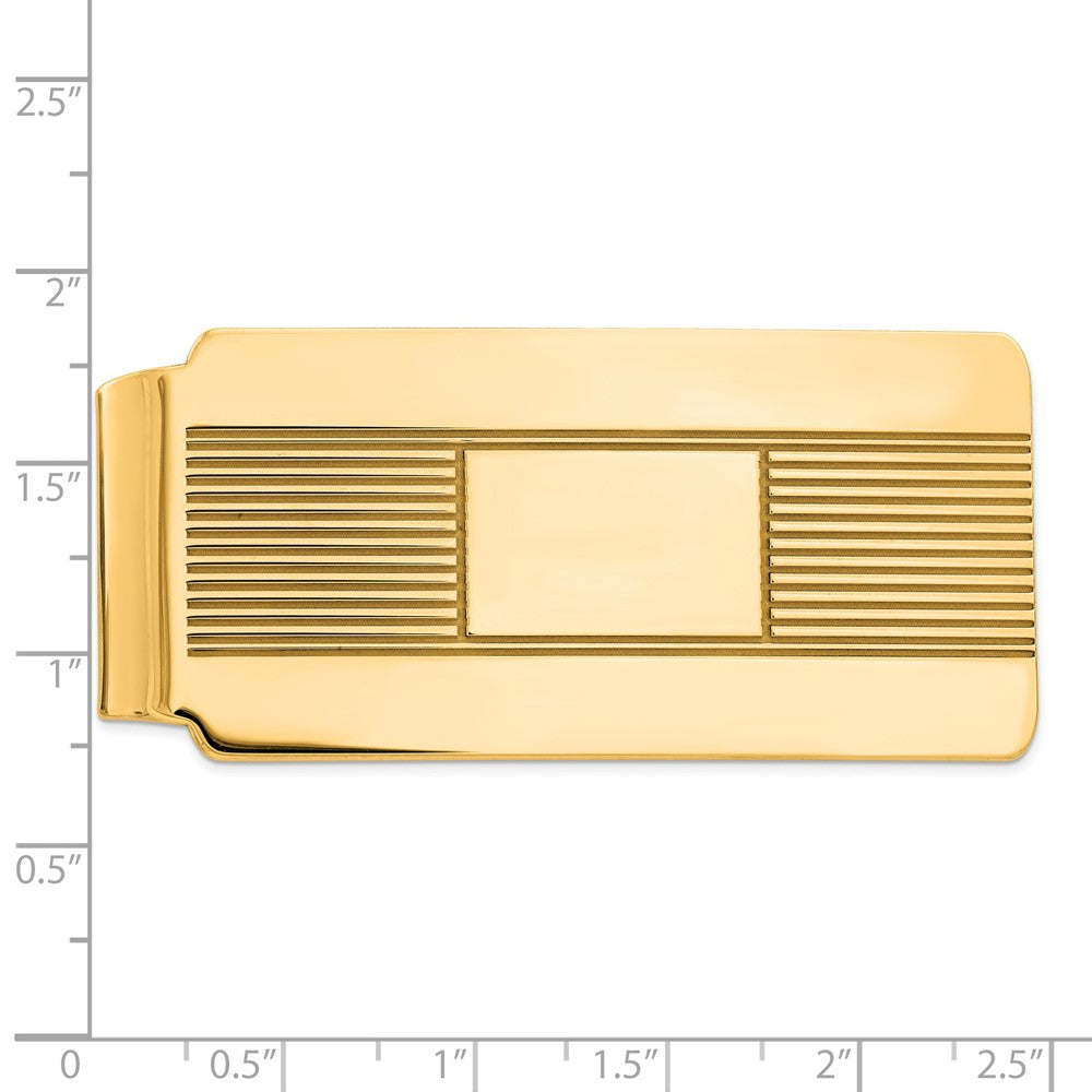 High-Quality Gold-Plated Sterling Silver Money Clip | Stylish & Affordable