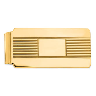 High-Quality Gold-Plated Sterling Silver Money Clip | Stylish & Affordable