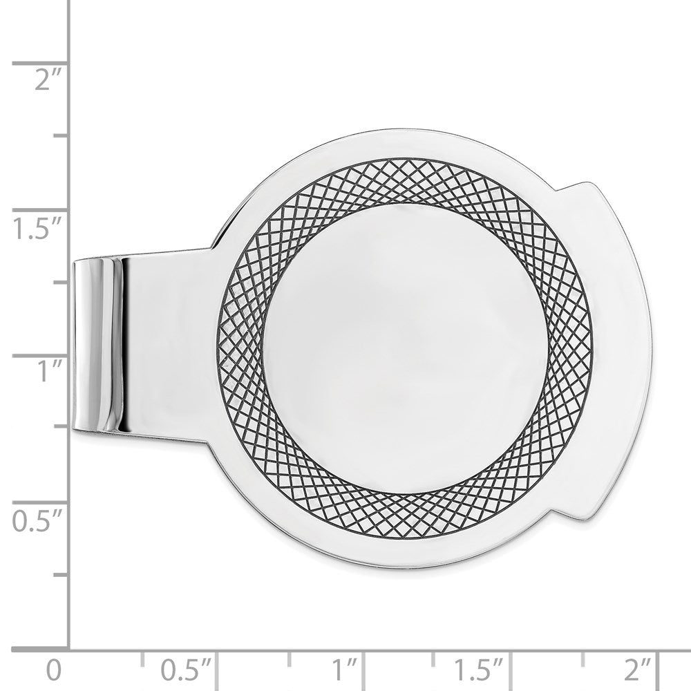 Buy Exclusive Rhodium-Plated Sterling Silver Money Clip | Stylish Value Item
