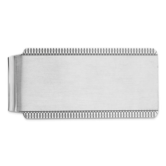 Buy Stylish Satin Rhodium-Plated Sterling Silver Money Clip - Affordable Luxury