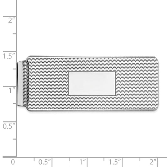 Buy Stylish Rhodium-Plated Sterling Silver Money Clip - Luxury Design, Affordable Price