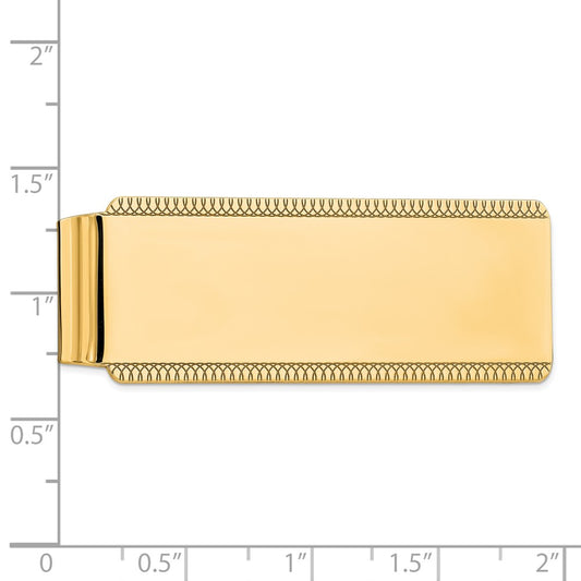 Buy Exclusive Gold-Plated Sterling Silver Money Clip - Stylish Satin Finish