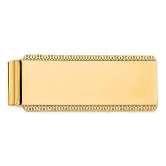 Buy Exclusive Gold-Plated Sterling Silver Money Clip - Stylish Satin Finish