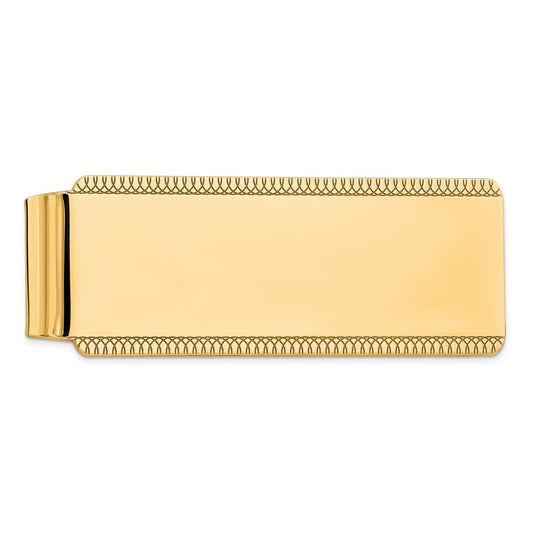 Buy Exclusive Gold-Plated Sterling Silver Money Clip - Stylish Satin Finish