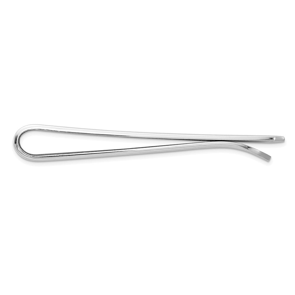 High-Quality Rhodium-Plated Sterling Silver Money Clip | Stylish & Affordable