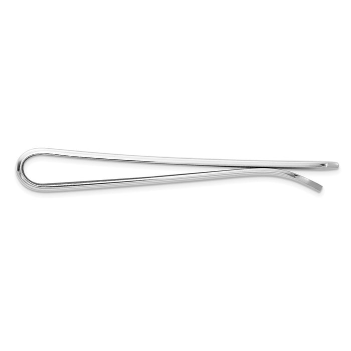 High-Quality Rhodium-Plated Sterling Silver Money Clip | Stylish & Affordable-1