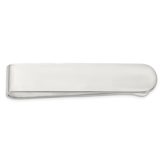 High-Quality Polished Rhodium-Plated Sterling Silver Money Clip | Stylish Value