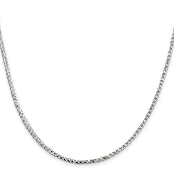 2.55mm Diamond-Cut Square Franco Chain in Sterling Silver - Style GR1-1032827