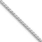 Buy Stylish Rhodium-Plated Sterling Silver 2.55mm Franco Chain - Value Piece!-2